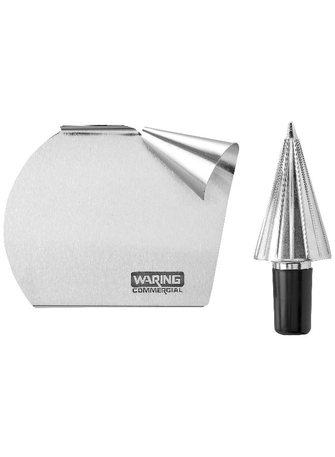 Waring Commercial Large Waffle Rolling and Forming Tool, Silver - Image 2